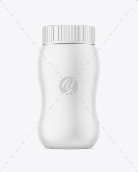 Matte Plastic Jar Mockup