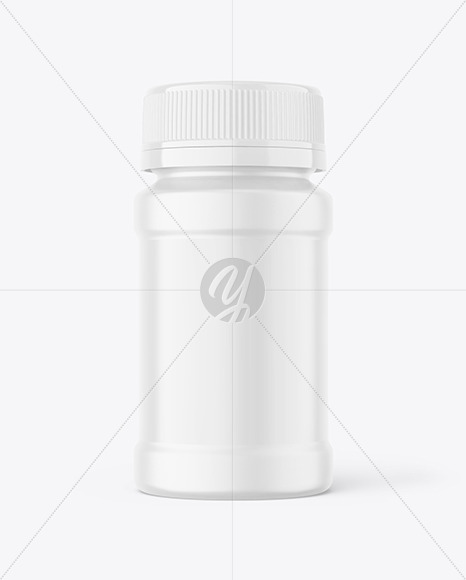 Matte Plastic Jar Mockup