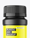 Matte Plastic Jar Mockup