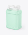 Jerrycan with Liquid Mockup