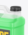 Jerrycan with Liquid Mockup