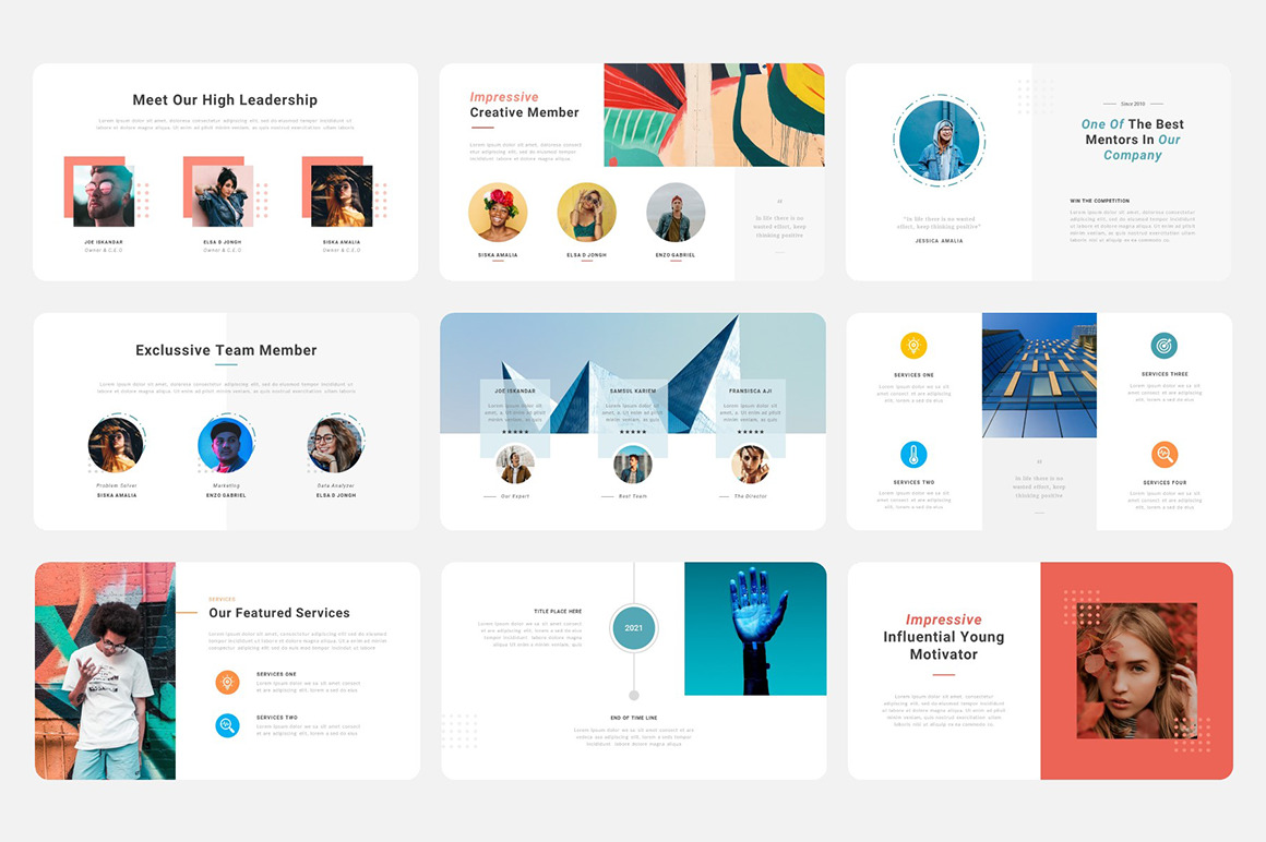 Impressive - Creative Business PowerPoint Template