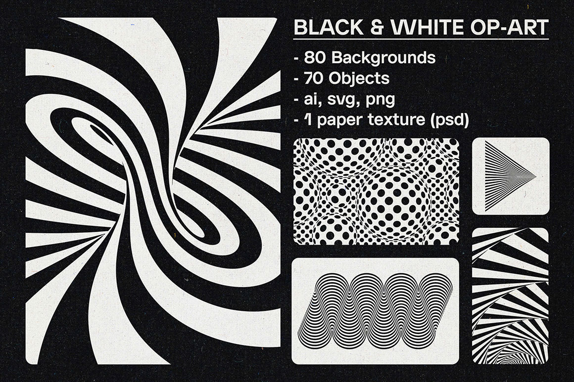 Black &amp; White Op-Art