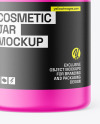 Matte Cosmetic Jar Mockup Matte Cosmetic Jar Mockup