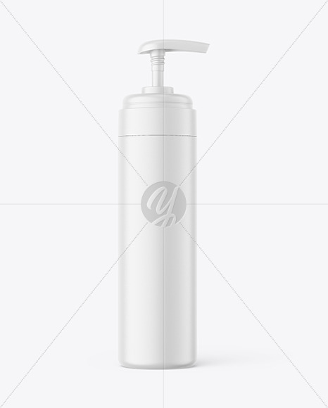 Matte Pump Bottle Mockup