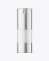 15ml Frosted Glass Airless Bottle Mockup 15ml Frosted Glass Airless Bottle Mockup
