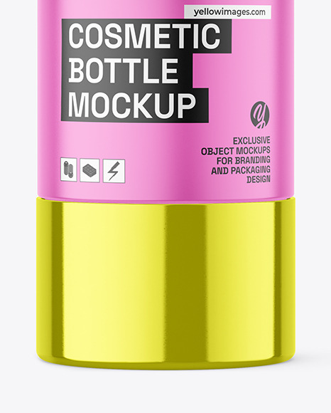 15ml Frosted Glass Airless Bottle Mockup 15ml Frosted Glass Airless Bottle Mockup
