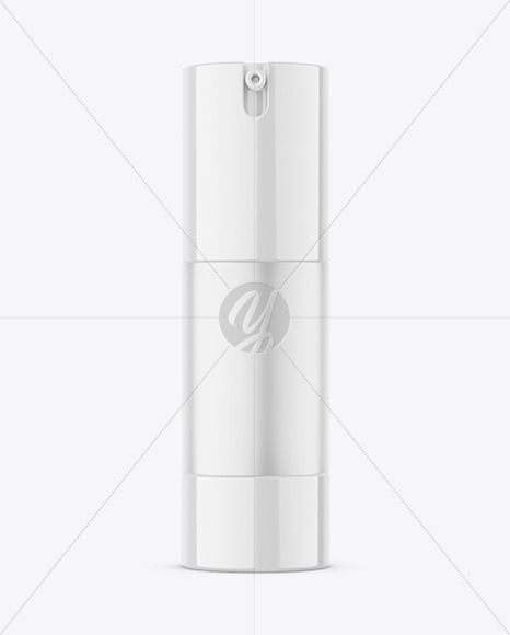 30ml Frosted Glass Airless Bottle Mockup