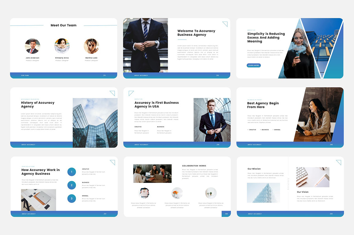 Accuracy - Multipurpose Business Google Slides Template