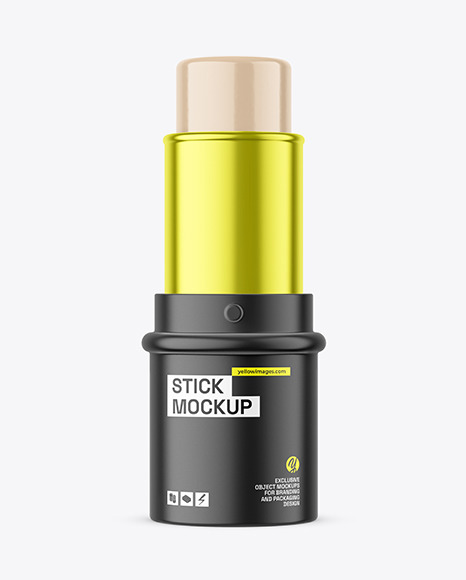 Glossy Face Contour Stick Mockup