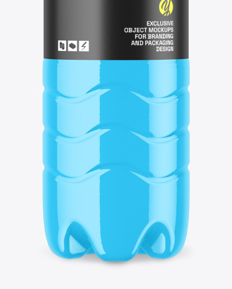 Glossy PET Bottle Mockup