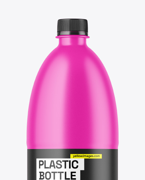 Matte PET Bottle Mockup