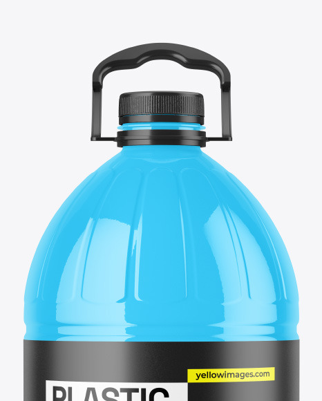 Glossy PET Bottle Mockup