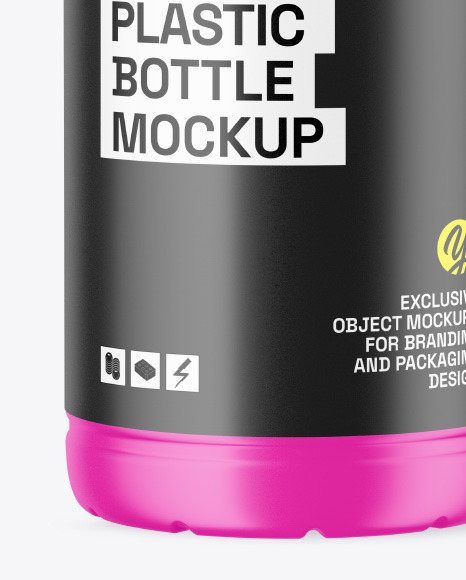 Matte PET Bottle Mockup