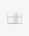 Clear Cream Jar Mockup