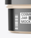 Clear Cream Jar Mockup