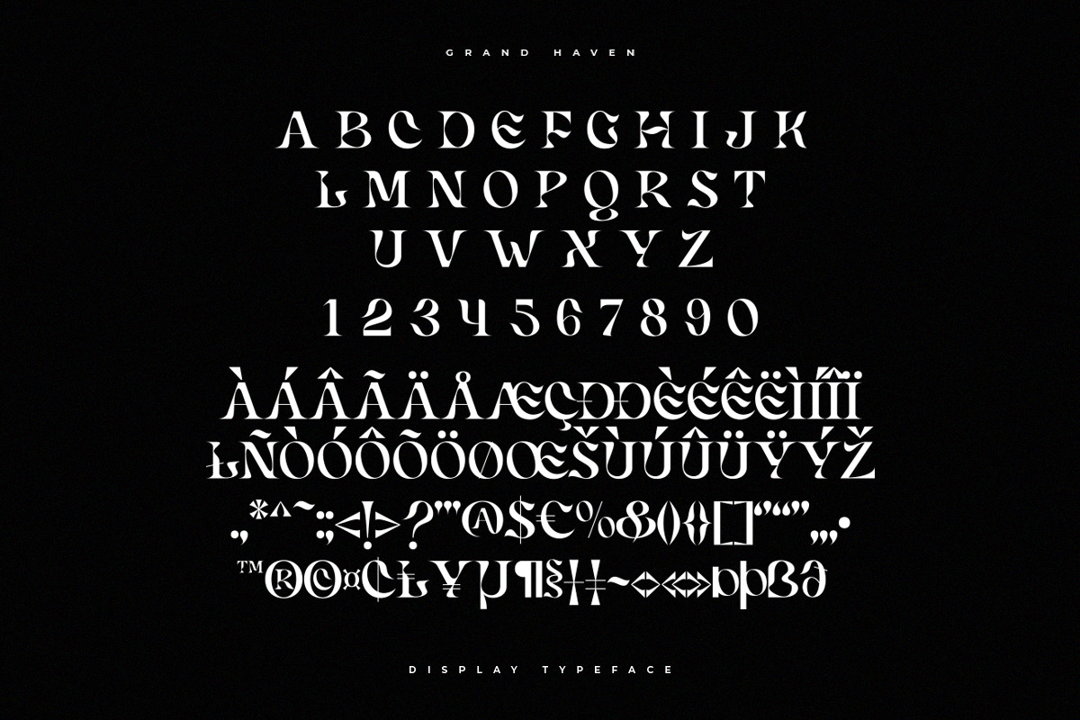 Grand Haven | Display Typeface Grand Haven | Display Typeface
