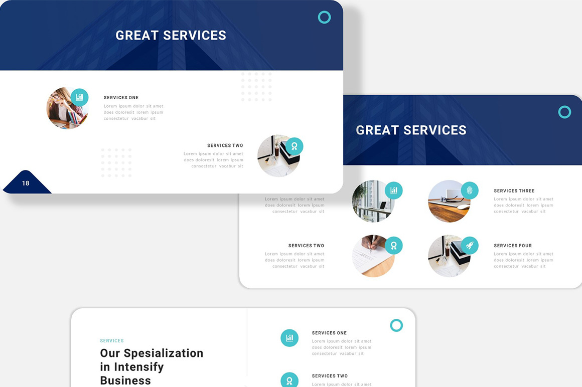 Intensify - Finance & Consulting Business PowerPoint Template Intensify - Finance & Consulting Business PowerPoint Template