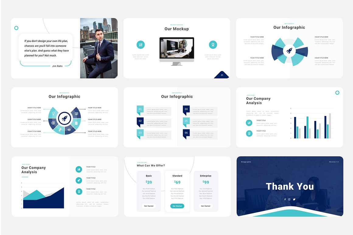 Intensify - Finance &amp; Consulting Business PowerPoint Template