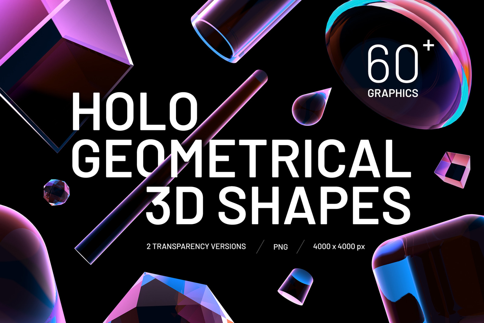 Geometrical 3D Shapes Collection