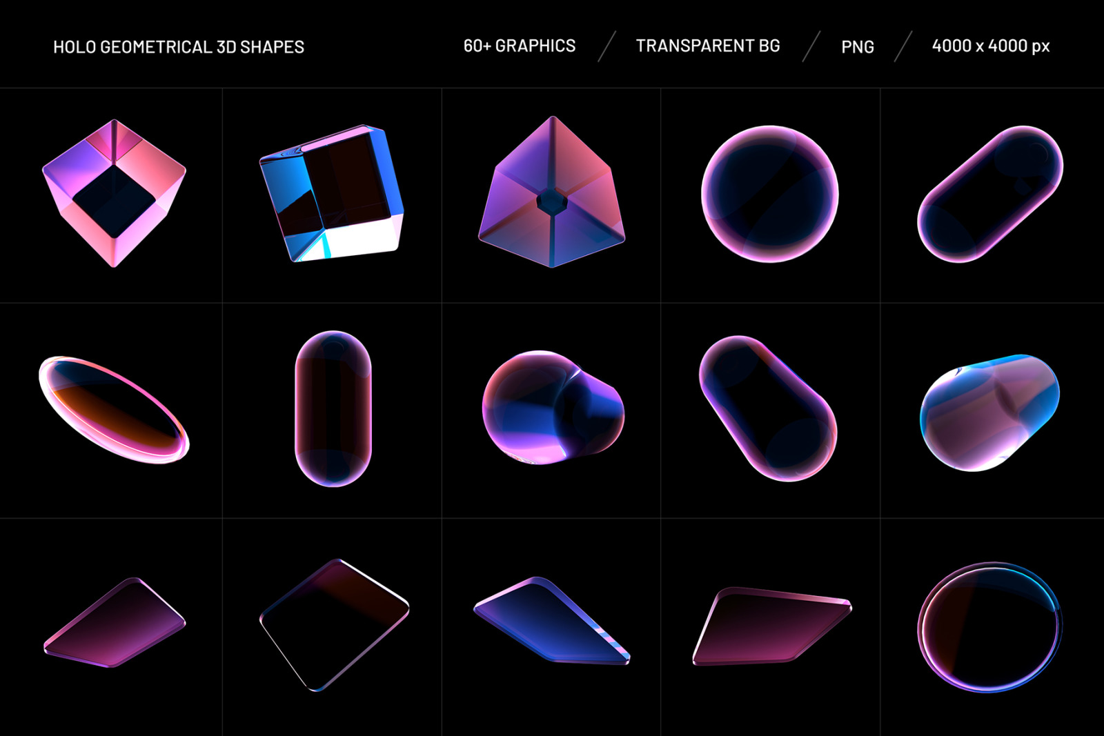 Geometrical 3D Shapes Collection Geometrical 3D Shapes Collection