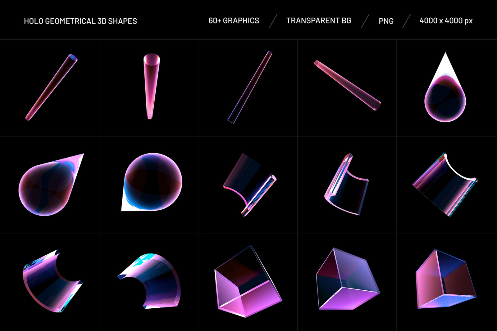 Geometrical 3D Shapes Collection Geometrical 3D Shapes Collection