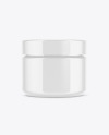 Glossy Cosmetic Jar Mockup