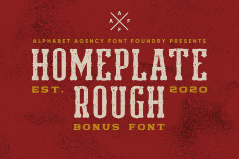 Homeplate Font Duo - Baseball