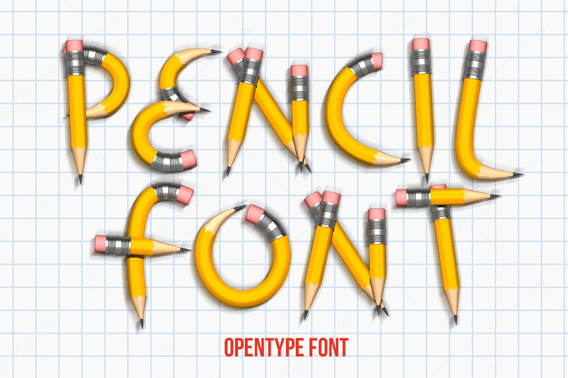 Pencil Font