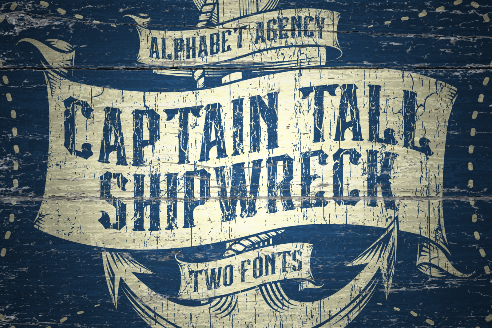 Captain Tall Shipwreck Font