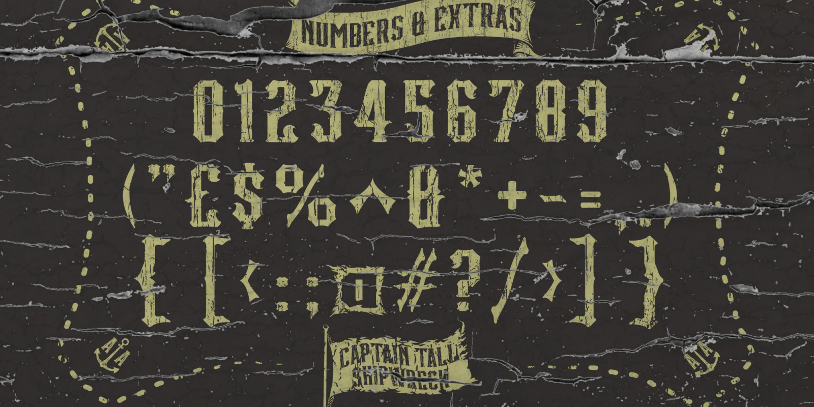 Captain Tall Shipwreck Font Captain Tall Shipwreck Font