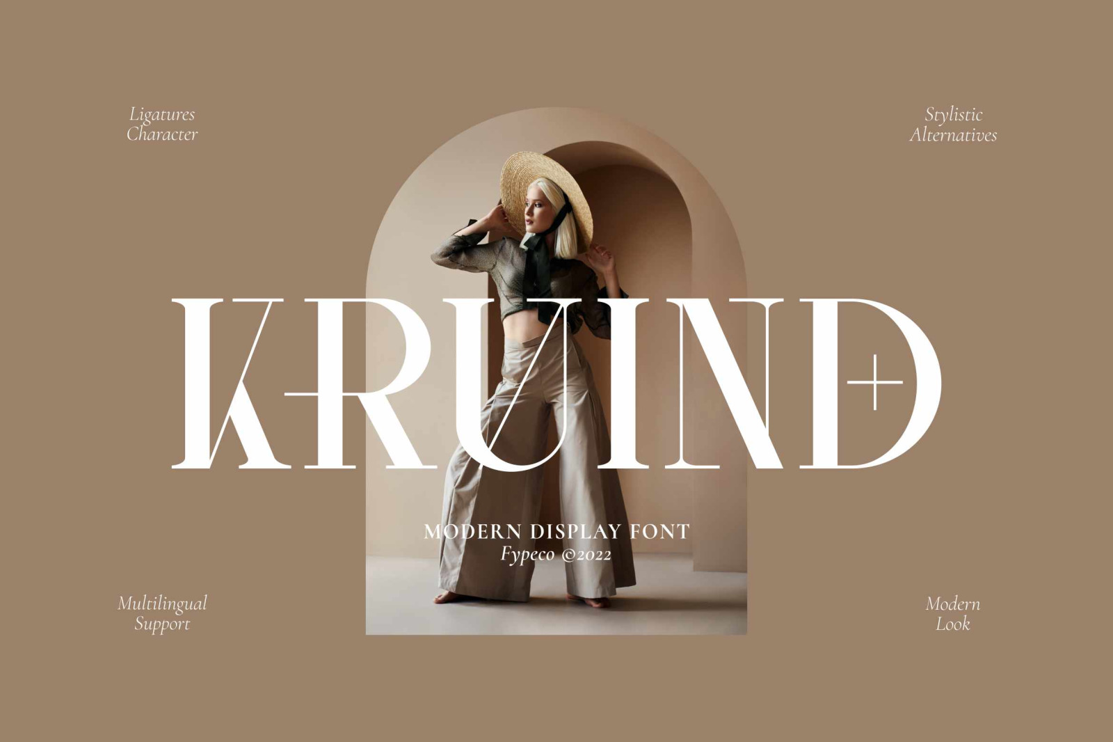 Kruind - Modern Display Font