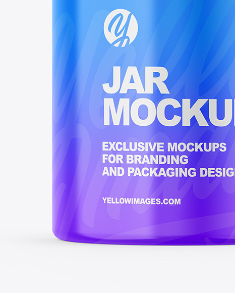 Glossy Jar Mockup