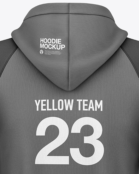 Hoodie Raglan Mockup