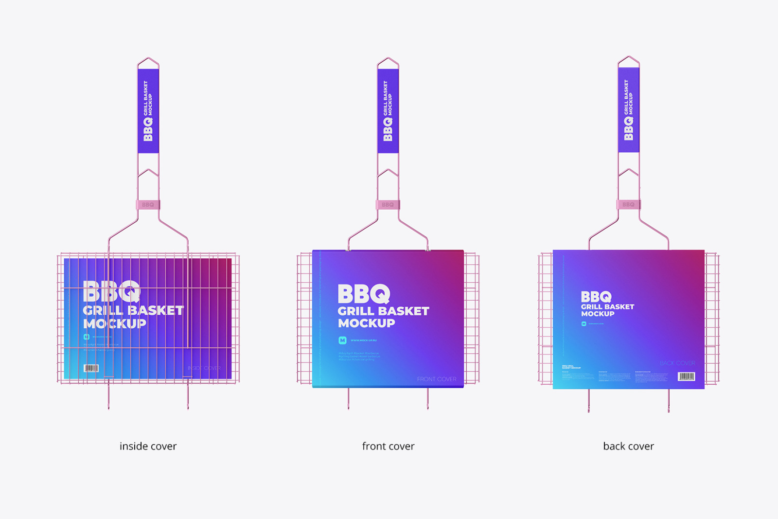 Portable Grilling Basket Mockup 3 PSD Portable Grilling Basket Mockup 3 PSD