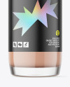 Glass Cosmetic Foundation Bottle Mockup Glass Cosmetic Foundation Bottle Mockup