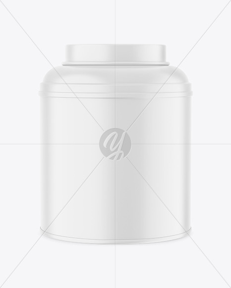 Matte Tea Jar Mockup