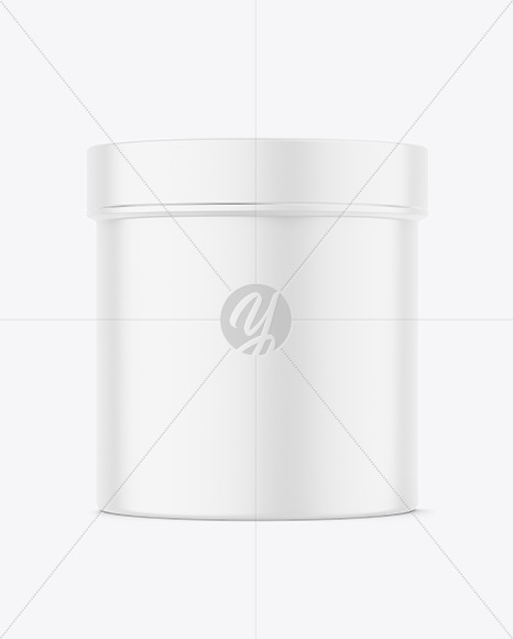 Matte Plastic Jar Mockup