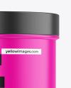 Matte Plastic Jar Mockup