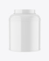 Glossy Tea Jar Mockup