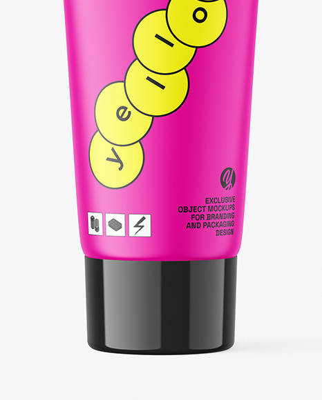 Matte Cosmetic Tube Mockup Matte Cosmetic Tube Mockup