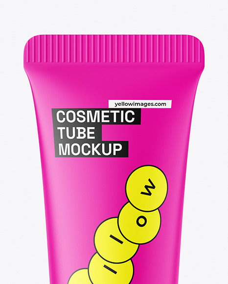 Matte Cosmetic Tube Mockup