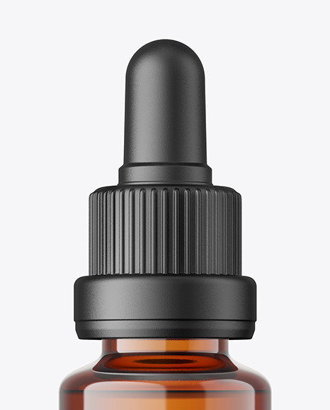 15ml Amber Dropper Bottle Mockup