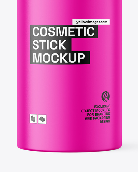 Matte Cosmetic Stick Mockup