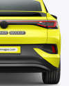 Electric Crossover SUV - Back View