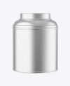 Metallic Tea Jar Mockup