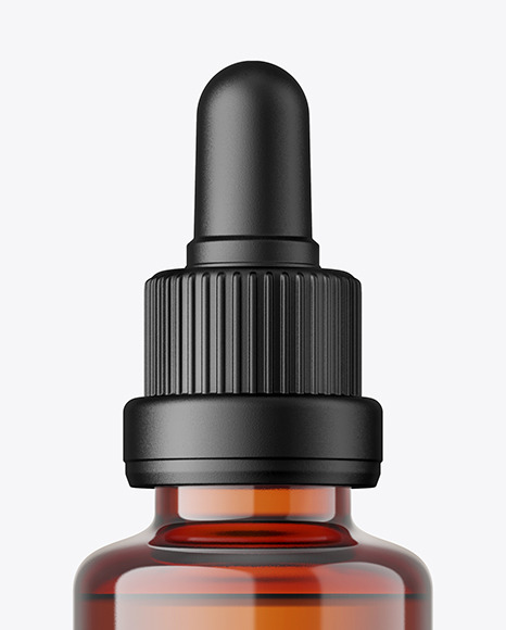 30ml Amber Dropper Bottle Mockup