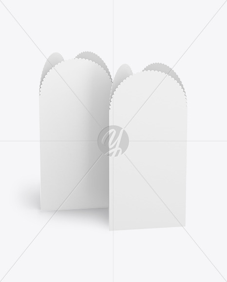 Two Paper Table Talkers Mockup