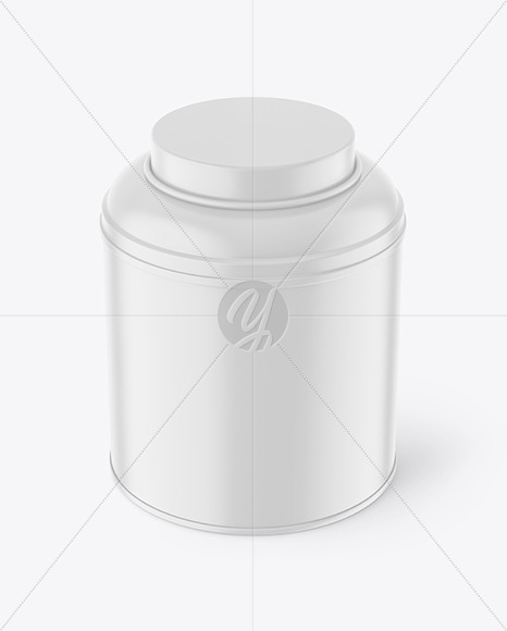 Matte Tea Jar Mockup