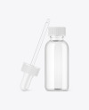 Clear Glass Dropper Bottle Mockup